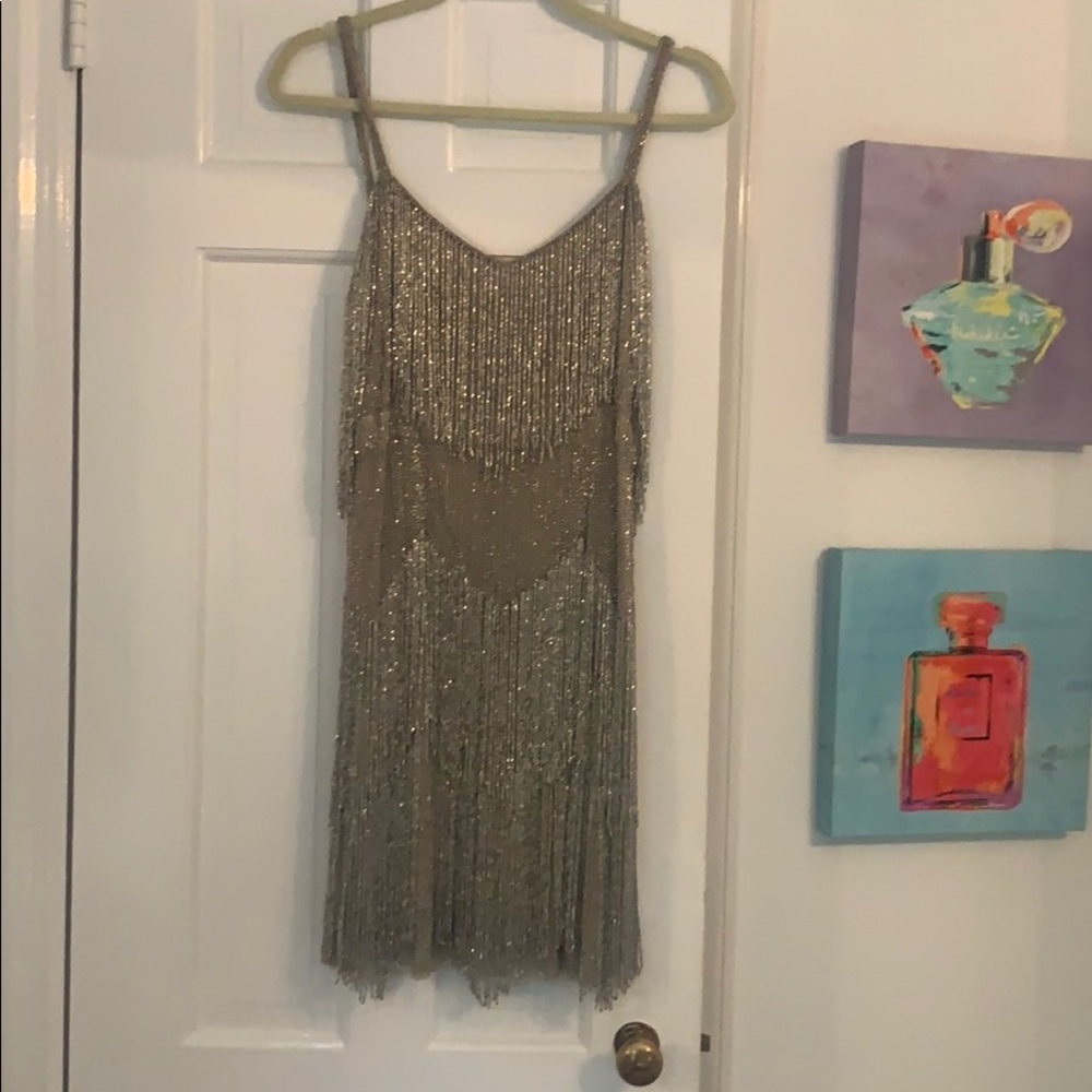 Top Shop Limited Kate Moss Edition Fringe Dress